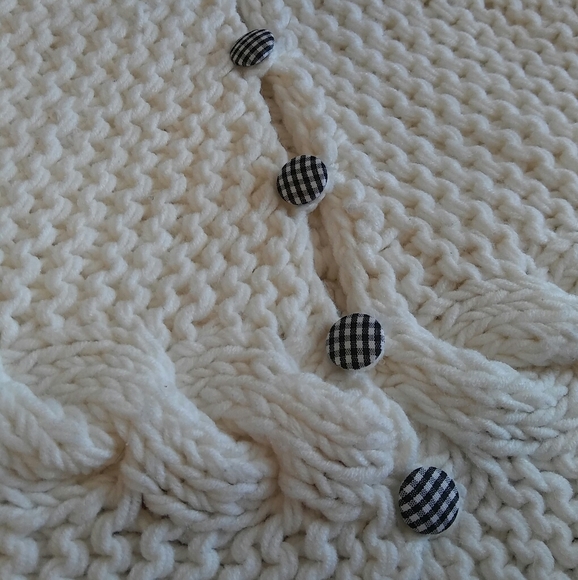 Free People Chunky Knit Cardigan Sz S - Picture 3 of 8